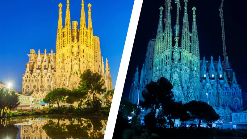 sagrada familia towers